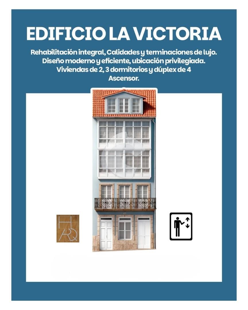 Vista exterior de Piso en venta en Ferrol