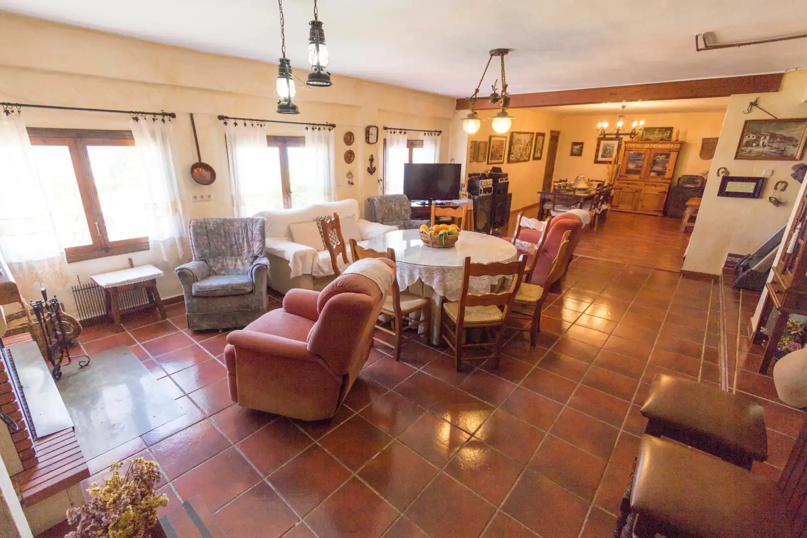 Sala de estar de Casa o chalet en venta en Gualchos con Aire acondicionado, Terraza y Piscina