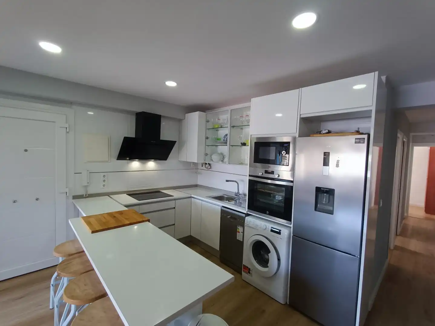 Kitchen of Flat for rent in Cartagena  with Furnished and Balcony
