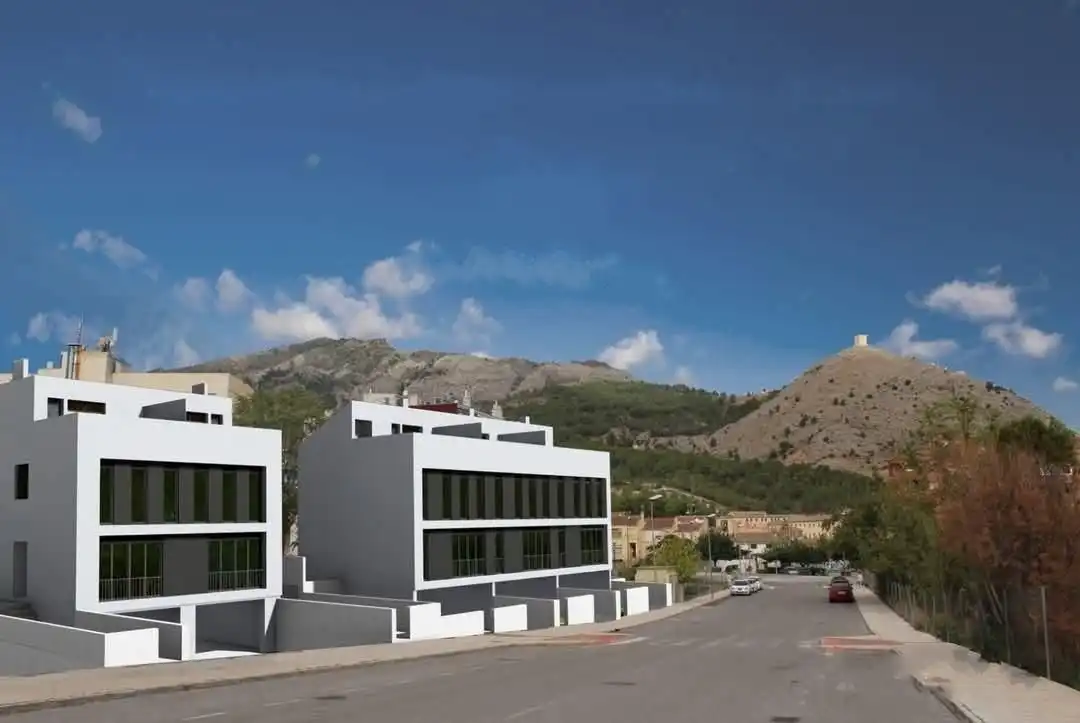 Exterior view of Detached homes for sale in Cocentaina  with Air Conditioner