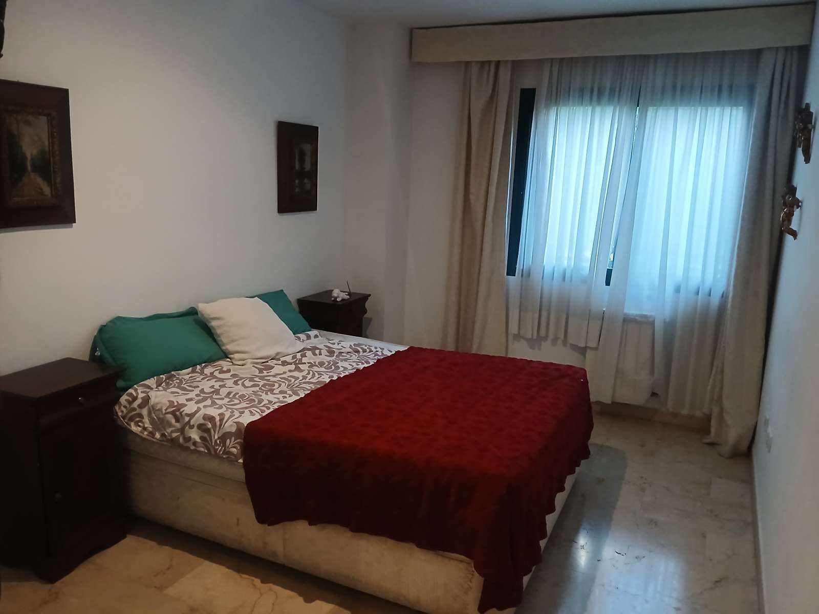 Bedroom of Flat to share in  Palma de Mallorca  with Air Conditioner and Terrace