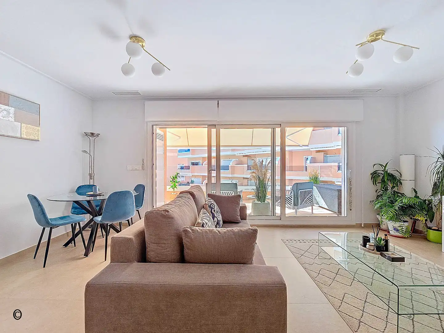 Sala de estar de Apartamento en venta en Guardamar del Segura con Aire acondicionado, Calefacción y Terraza