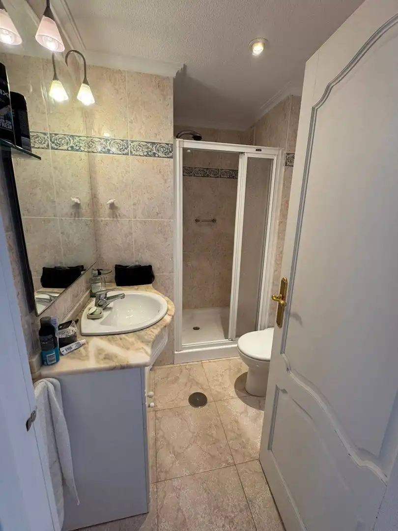 Bany de Apartament de lloguer en Alicante / Alacant amb Jardí privat, Terrassa i Moblat