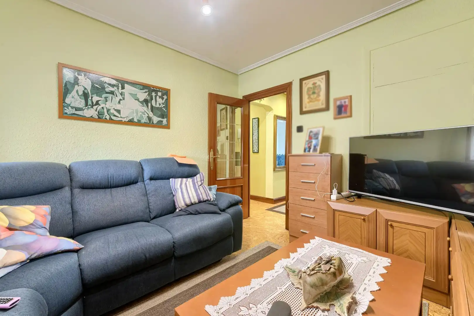 Sala de estar de Piso en venta en Barakaldo  con Calefacción, Jardín privado y Terraza
