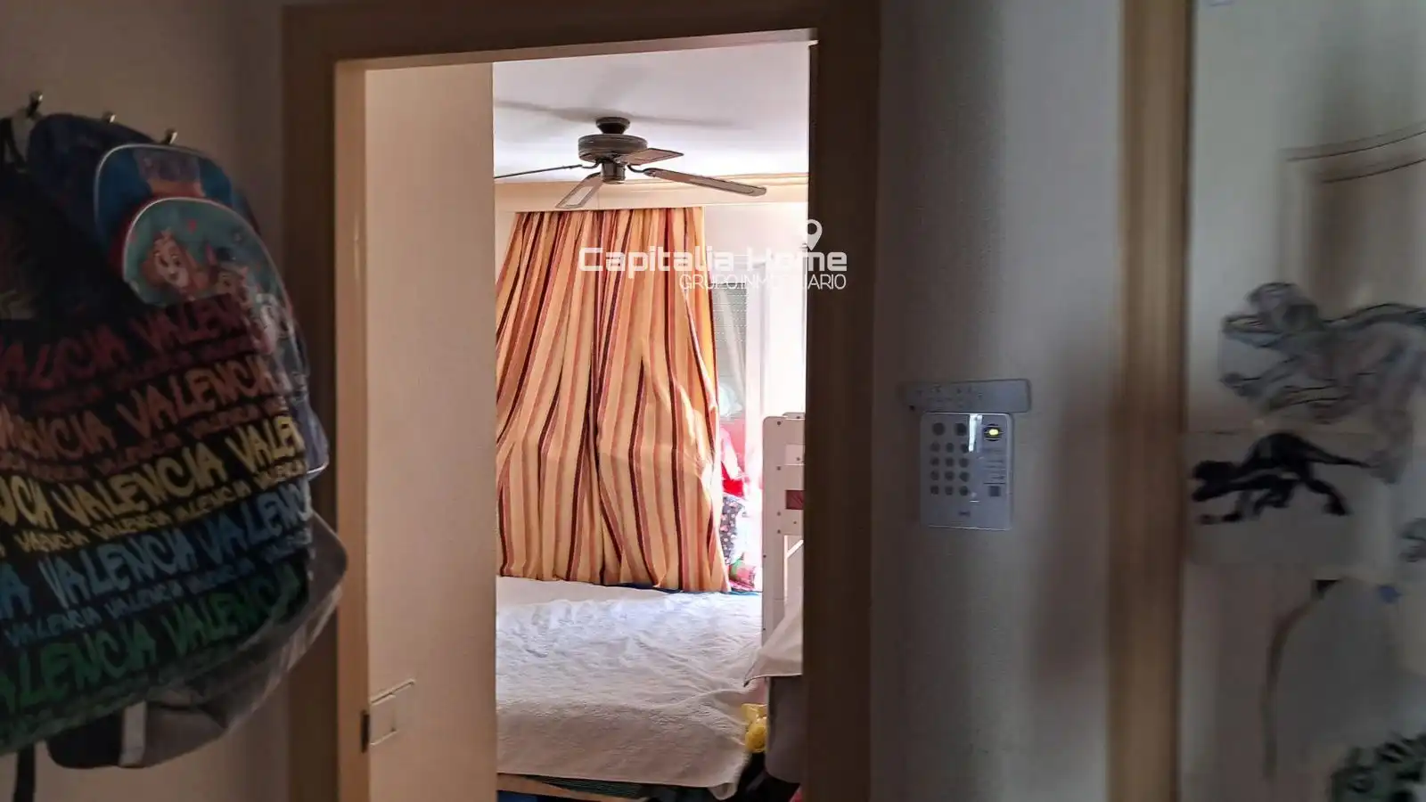 Schlafzimmer von Wohnung zum Verkauf in Sant Josep de sa Talaia mit Klimaanlage, Heizung und Schwimmbad