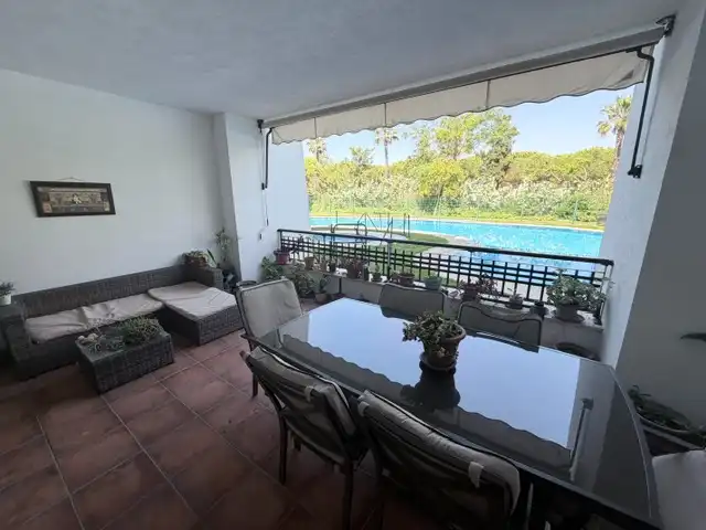Terrasse von Wohnung zum Verkauf in El Rompido mit Klimaanlage, Heizung und Terrasse