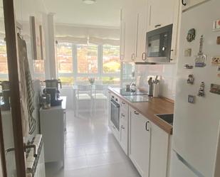 Kitchen of Flat to rent in Meruelo  with Parquet flooring, Terrace and Furnished