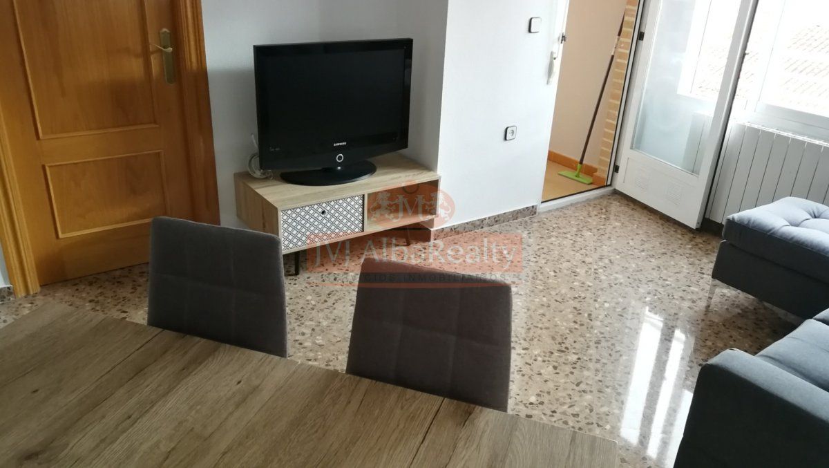 Living room of Apartment to rent in  Albacete Capital  with Heating, Terrace and Storage room