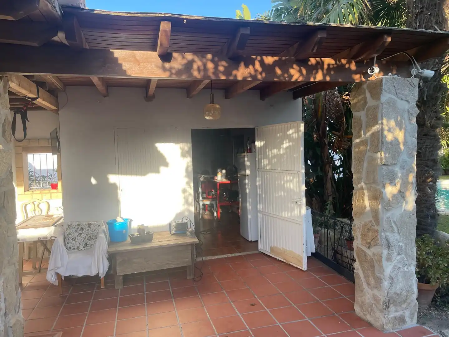 Terraza de Casa o chalet en venta en Sanlúcar de Barrameda con Jardín privado, Piscina y Internet