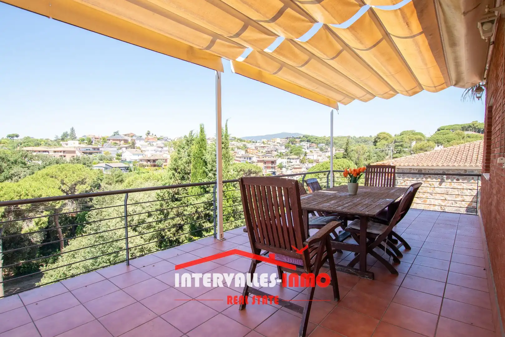 Terraza de Casa o chalet en venta en Caldes de Montbui con Aire acondicionado, Calefacción y Jardín privado