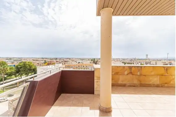 Terraza de Ático en venta en Torre-Pacheco con Aire acondicionado, Amueblado y Horno