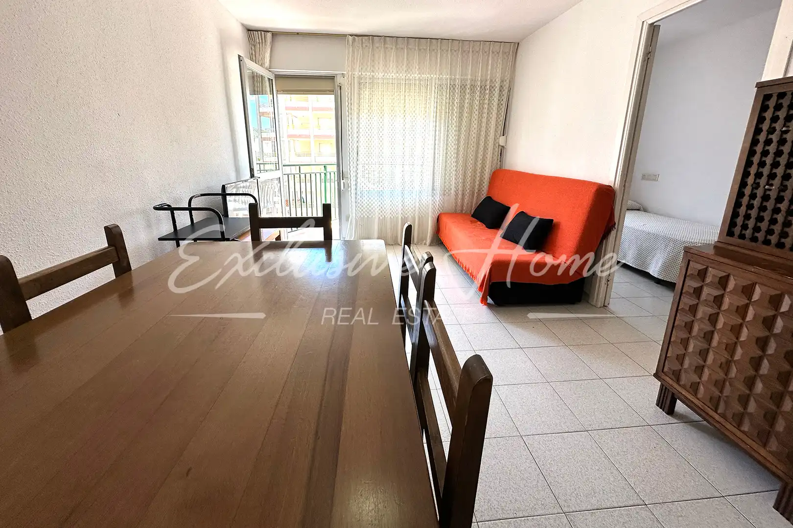 Sala de estar de Apartamento en venta en Peñíscola / Peníscola con Amueblado, Horno y Lavadora