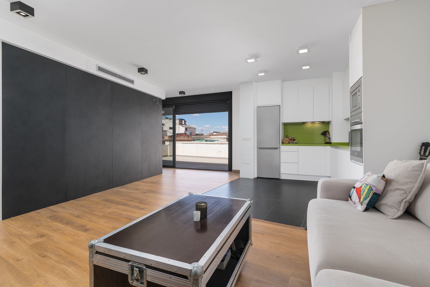 Living room of Flat for sale in Málaga Capital  with Air Conditioner and Terrace