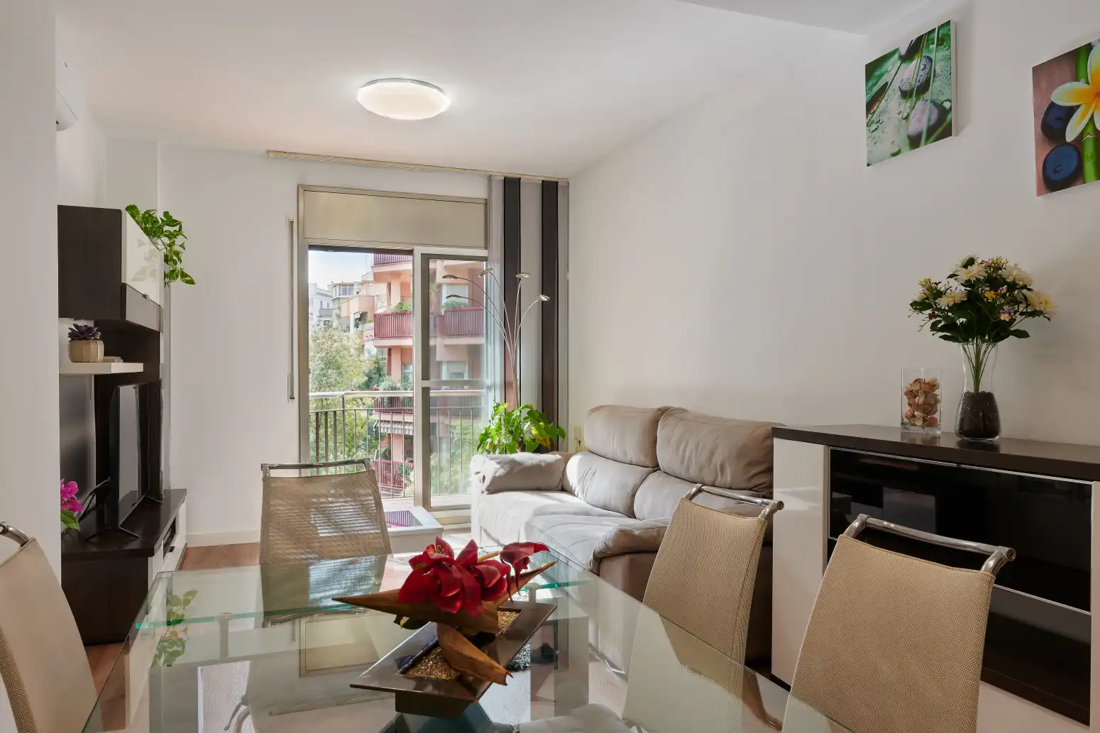 Sala de estar de Piso en venta en Les Corts