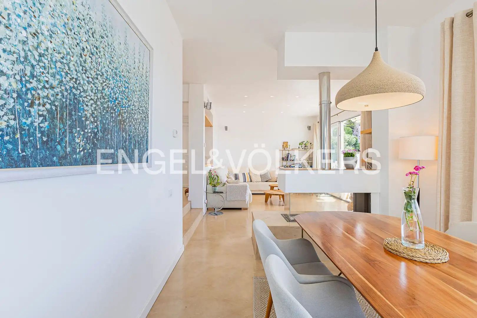 Comedor de Casa o chalet en venta en Sitges con Aire acondicionado, Calefacción y Jardín privado