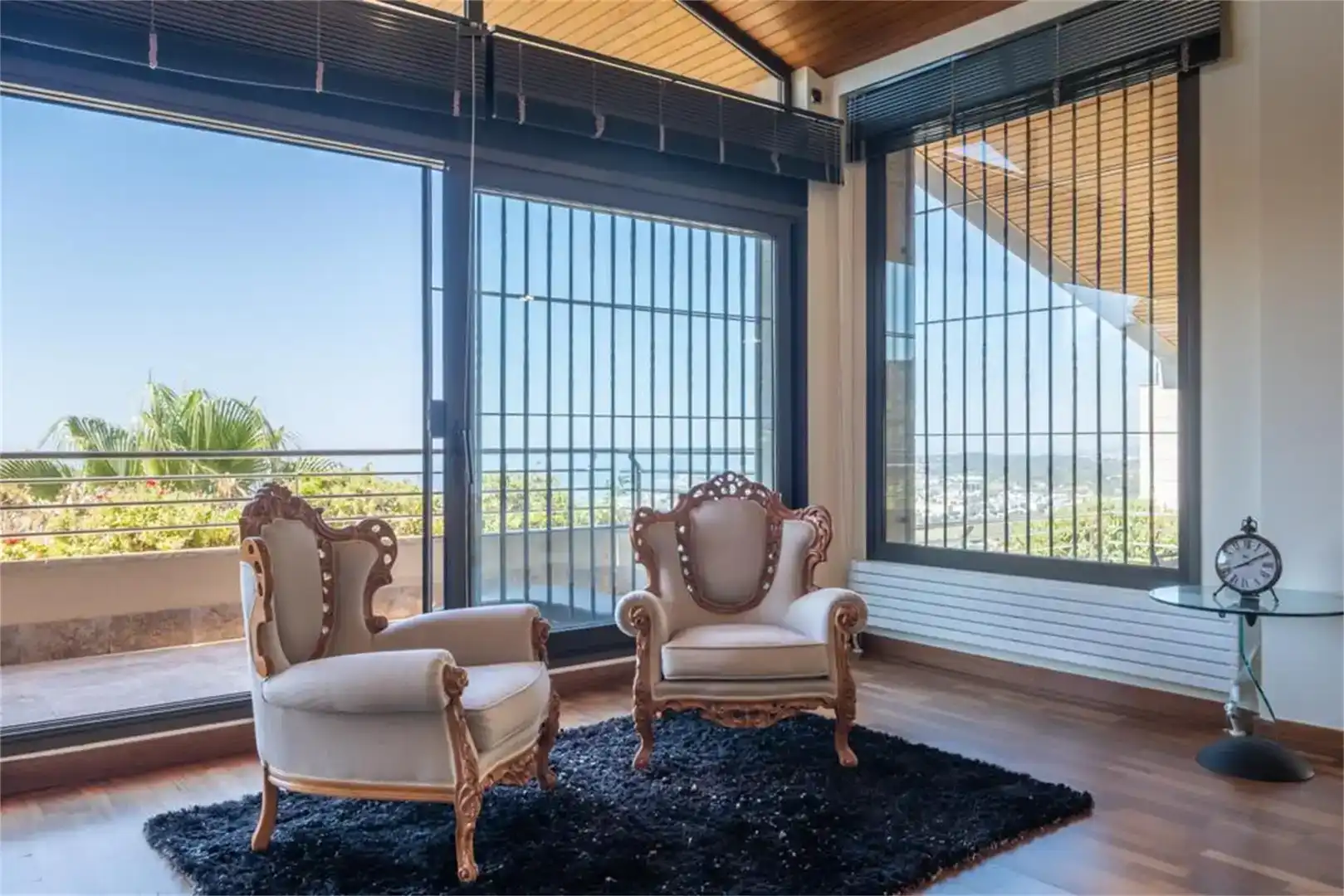 Sala d'estar de Casa o xalet en venda en Sitges amb Aire condicionat, Piscina i Balcó