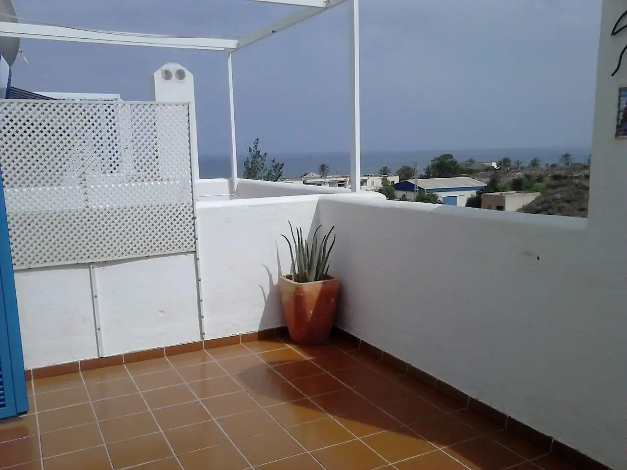 Terrassa de Apartament de lloguer en Mojácar amb Aire condicionat, Jardí privat i Terrassa