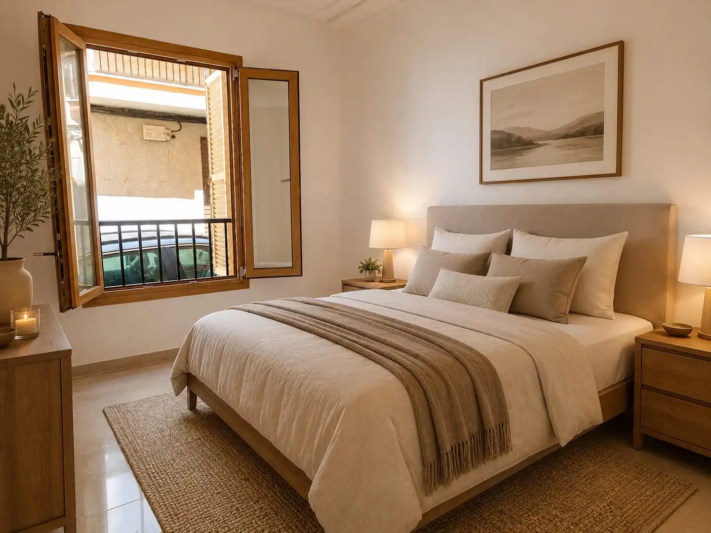 Bedroom of Apartments for sale in Manacor  with Air Conditioner, Storage room and Balcony