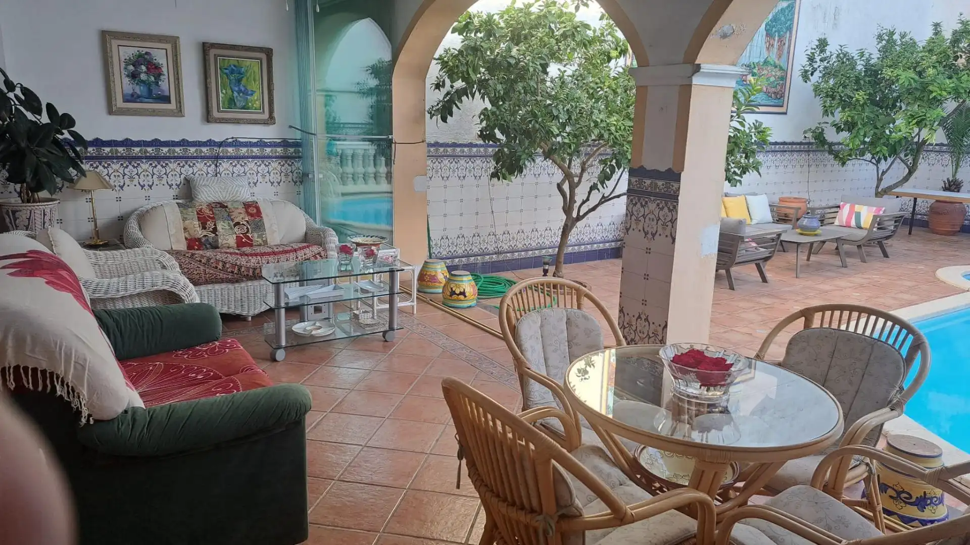 Terraza de Casa o chalet en venta en Salvatierra de los Barros con Aire acondicionado, Terraza y Trastero