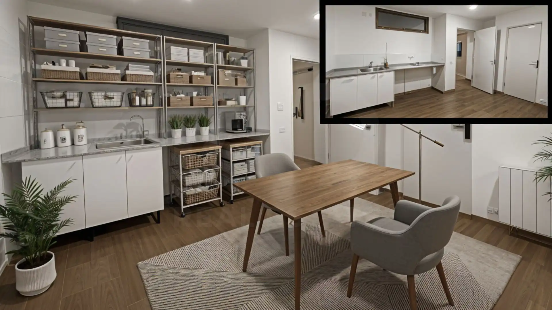 Cocina de Casa adosada en venta en Barcelona con Aire acondicionado, Calefacción y Terraza