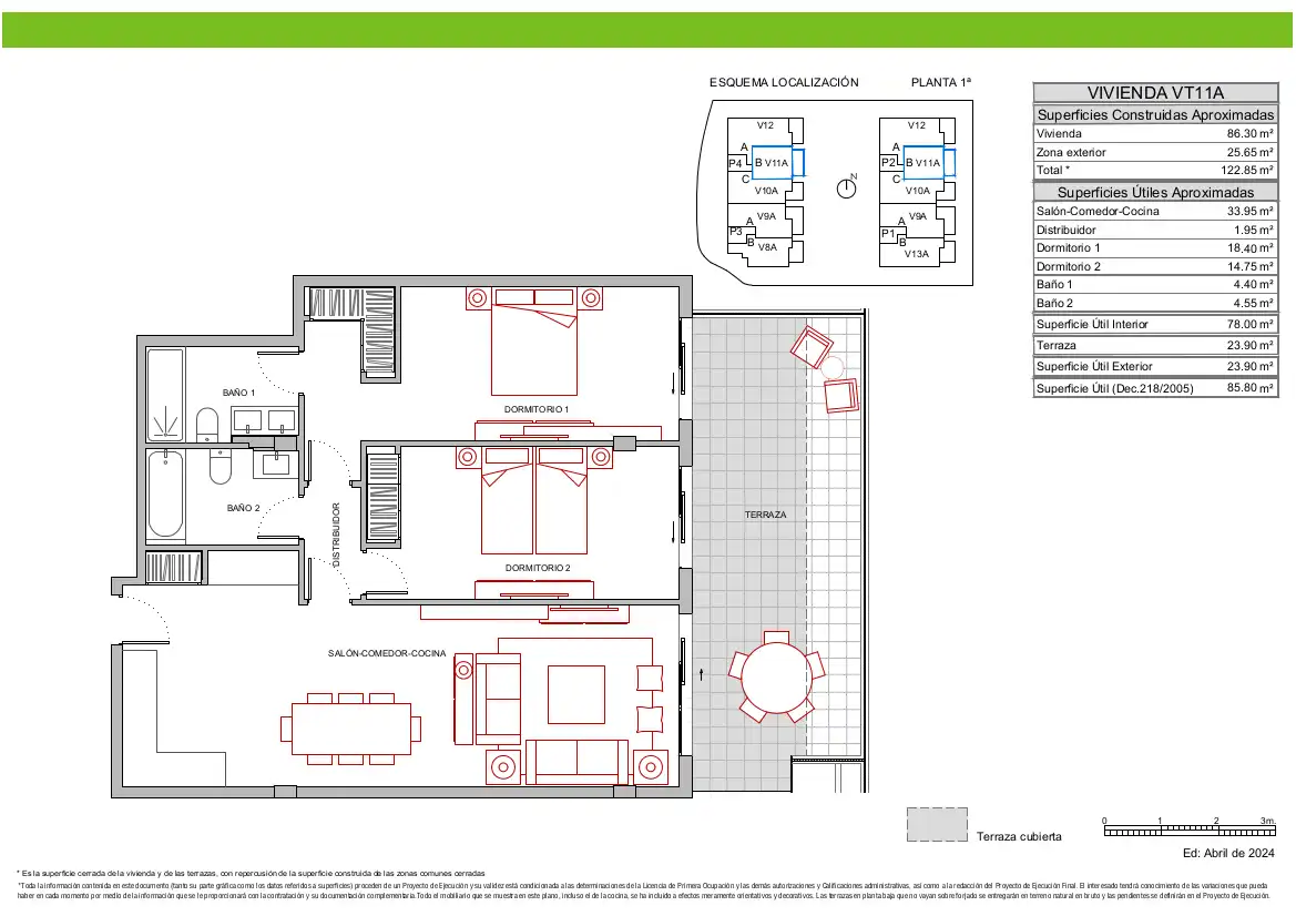 New build Flat with pool for sale in Calle Bartolomé Florido Luque 2, imagen 2