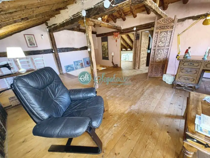 Sala de estar de Casa o chalet en venta en Escobar de Polendos con Calefacción y Trastero