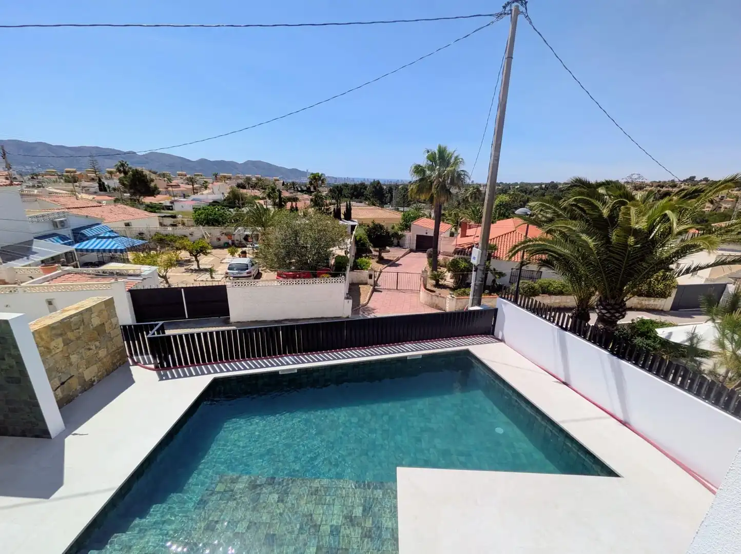 Piscina de Casa adosada en venta en L'Alfàs del Pi con Aire acondicionado, Calefacción y Jardín privado