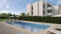 Swimming pool of Apartment for sale in Badajoz Capital  with Air Conditioner, Heating and Private garden