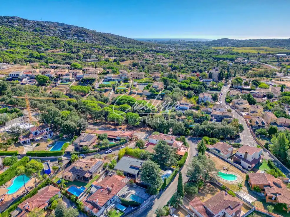 Vista exterior de Casa o xalet en venda en Santa Cristina d'Aro amb Calefacció, Jardí privat i Terrassa