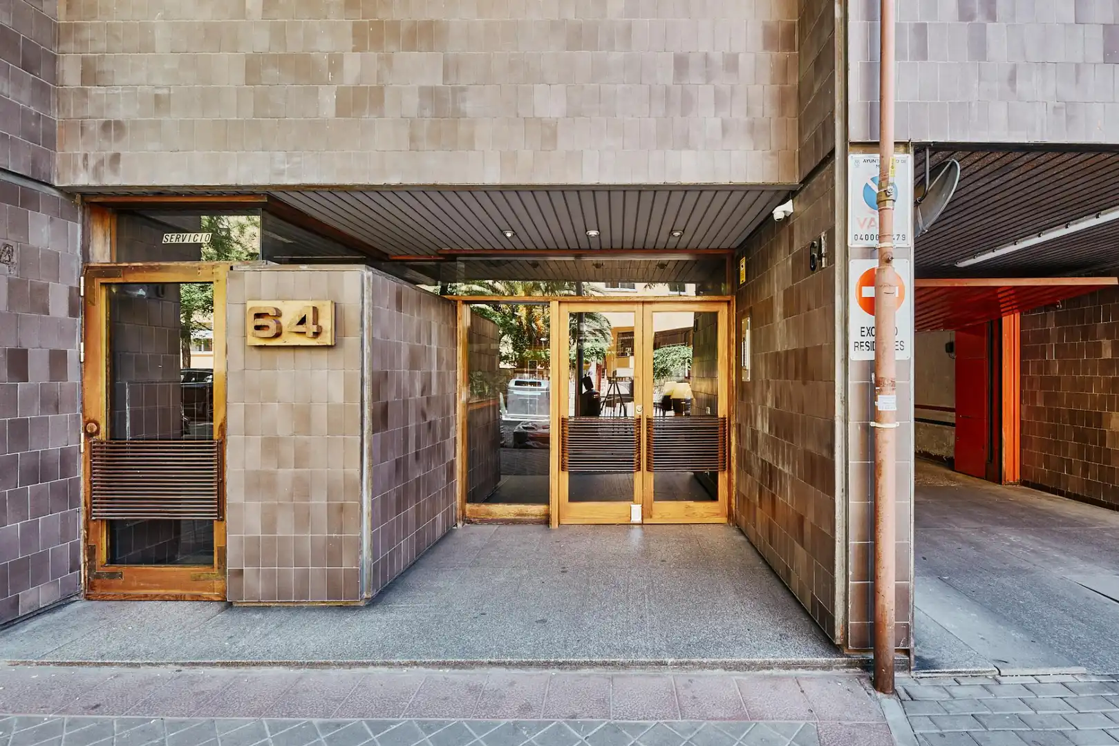 Exterior view of Flat for sale in Madrid  with Air Conditioner, Heating and Swimming Pool