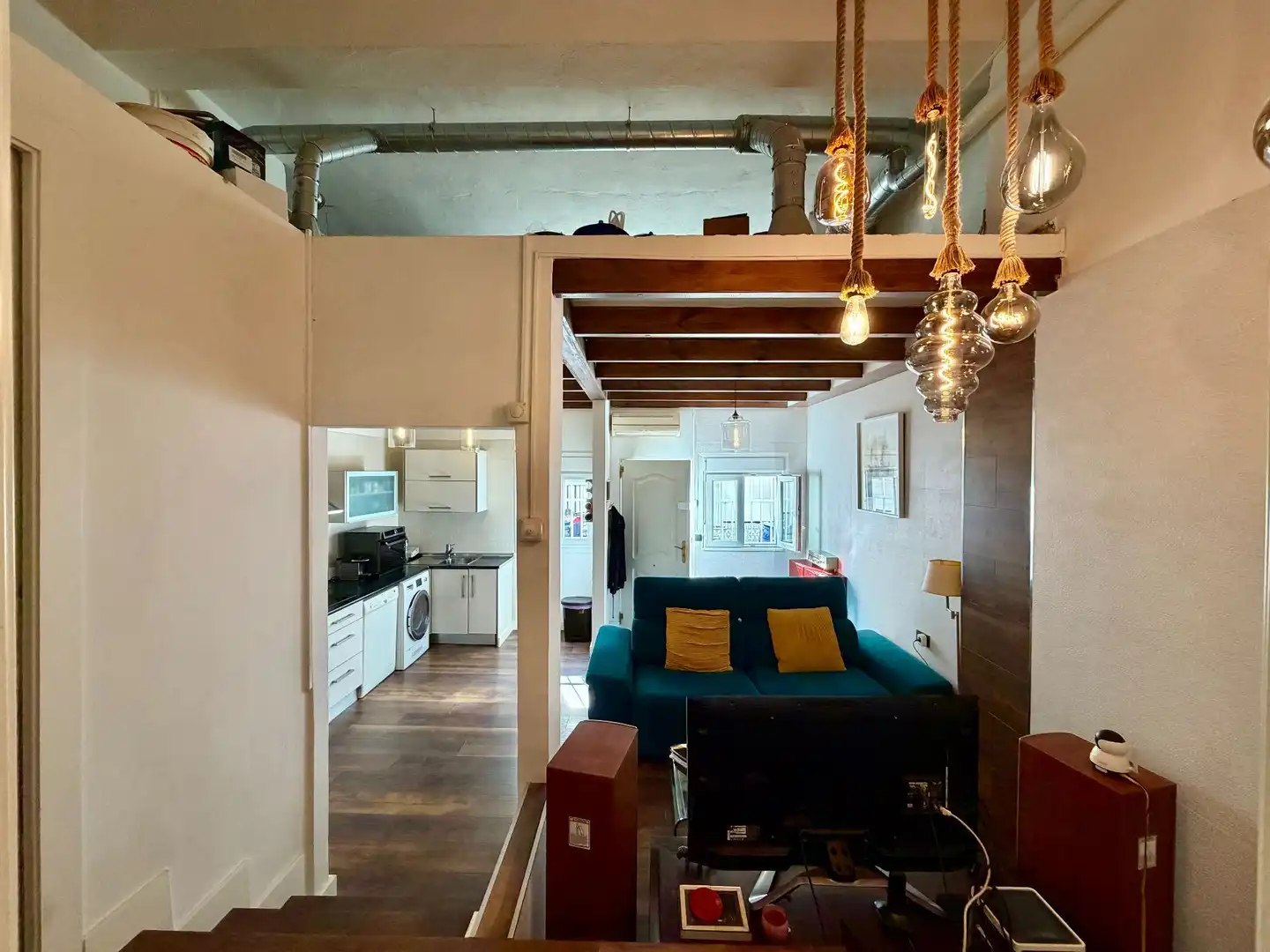 Sala d'estar de Casa o xalet en venda en Málaga amb Aire condicionat