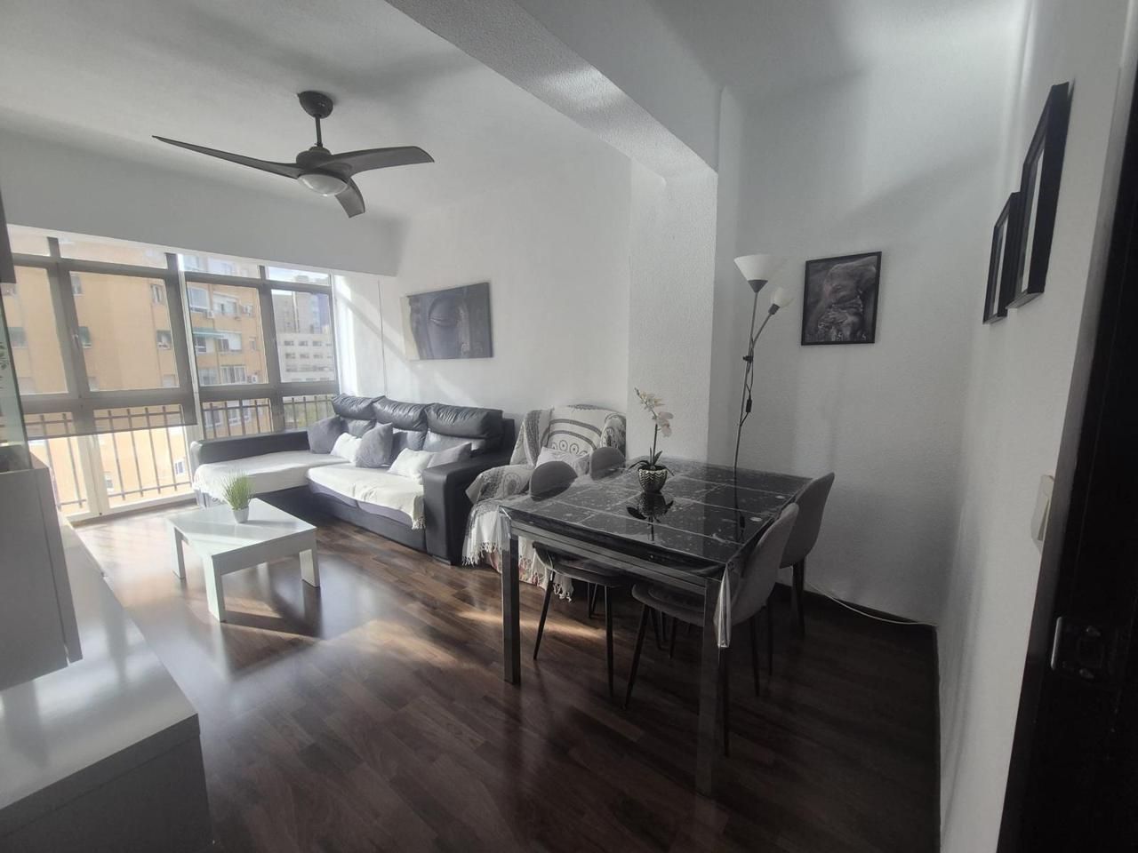 Living room of Flat for sale in Alicante / Alacant  with Terrace and Furnished