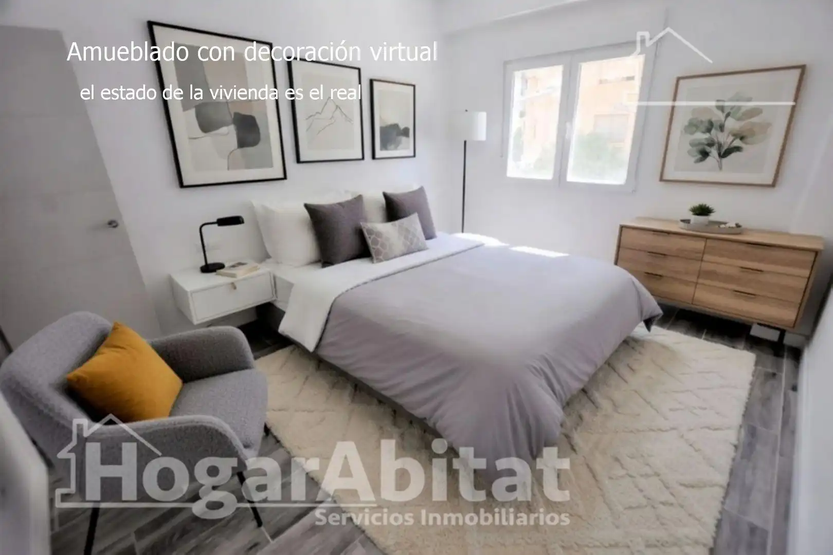 Bedroom of Flat for sale in Valencia