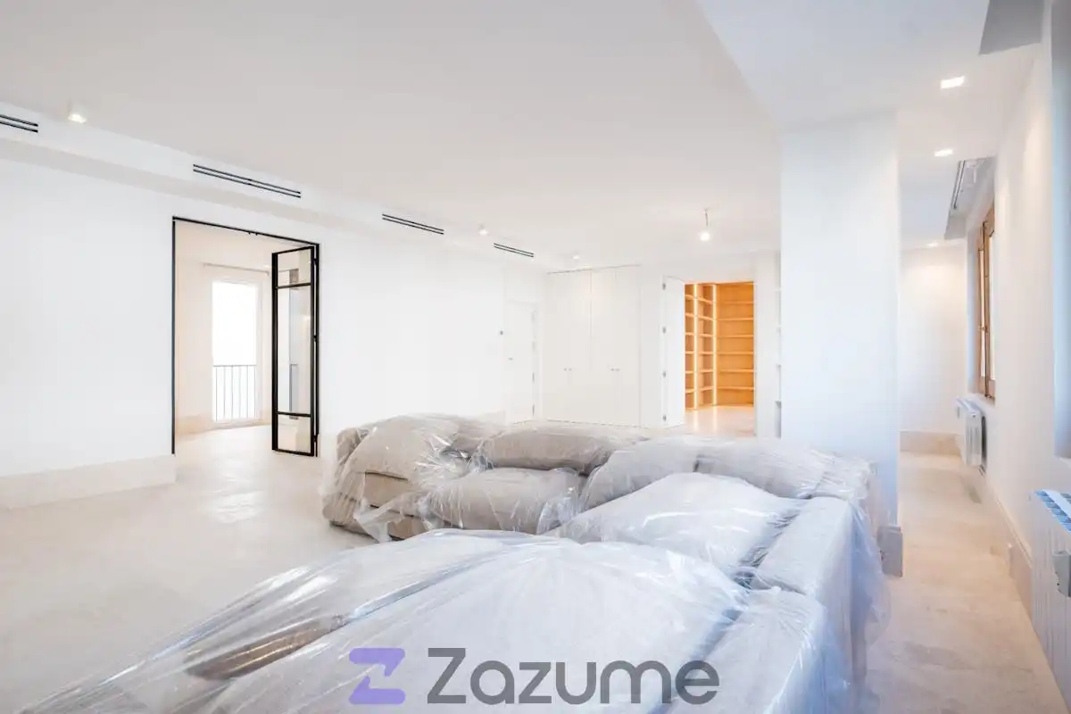 Sala de estar de Piso de alquiler en Zaragoza con Aire acondicionado, Calefacción y Horno