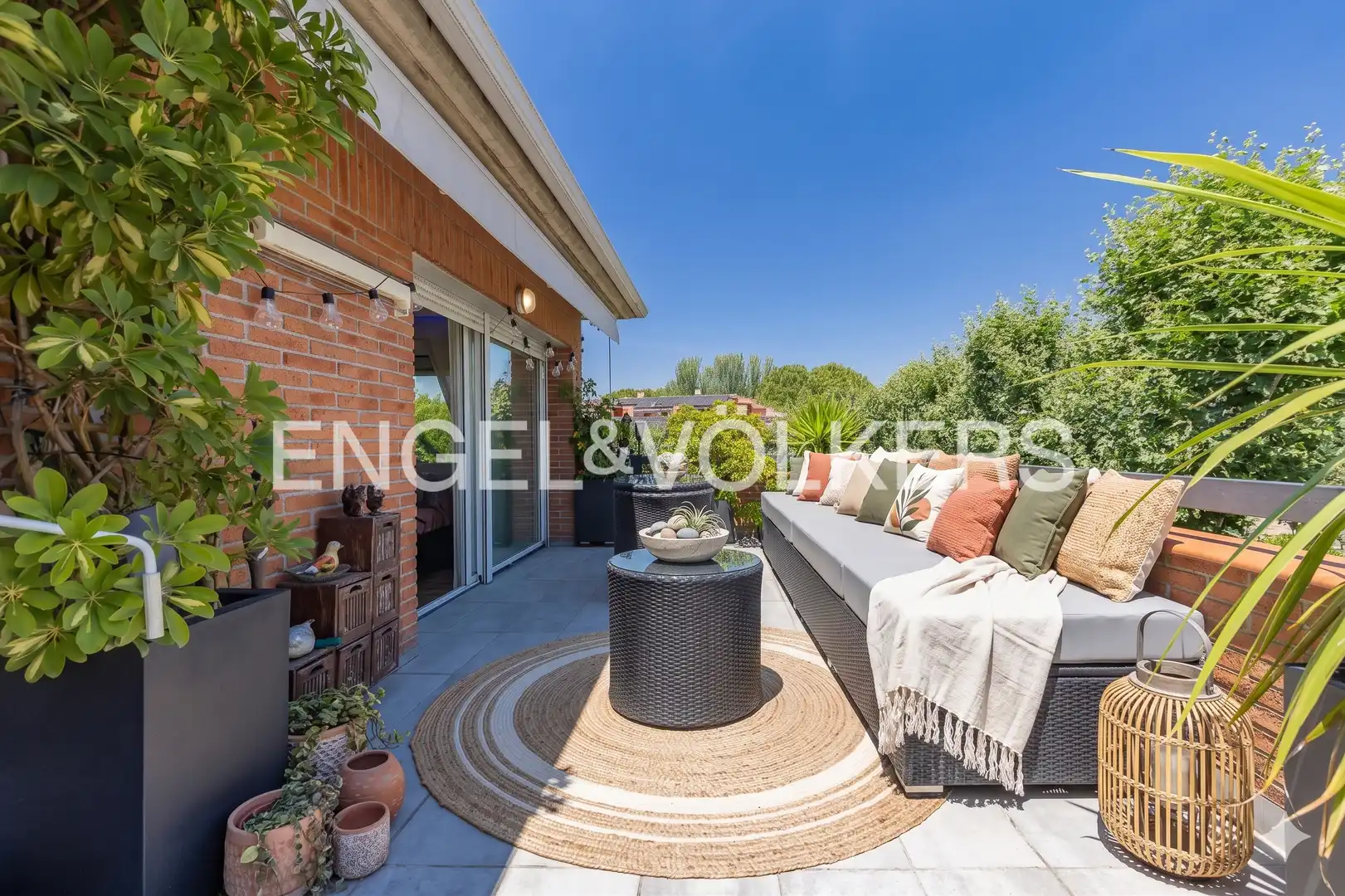 Terrassa de Àtic en venda en Sant Cugat del Vallès amb Calefacció, Jardí privat i Parquet