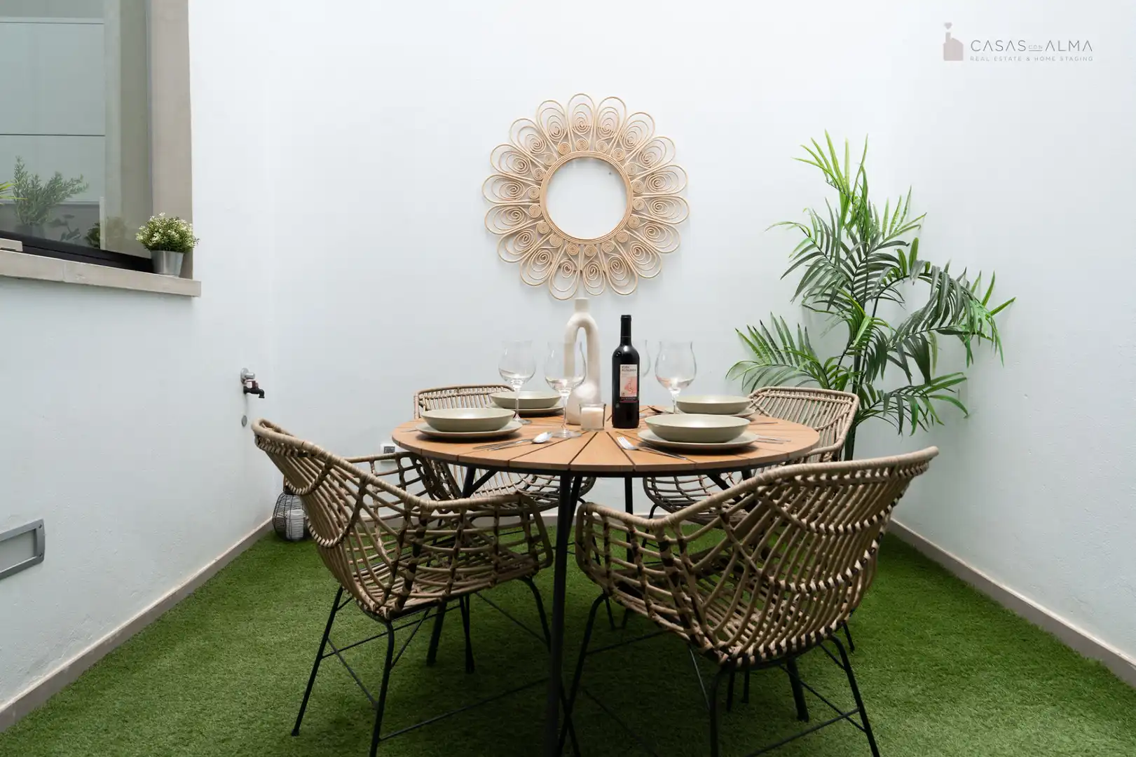 Terrasse von Einfamilien-Reihenhaus zum Verkauf in Las Palmas de Gran Canaria mit Klimaanlage, Terrasse und Abstellraum