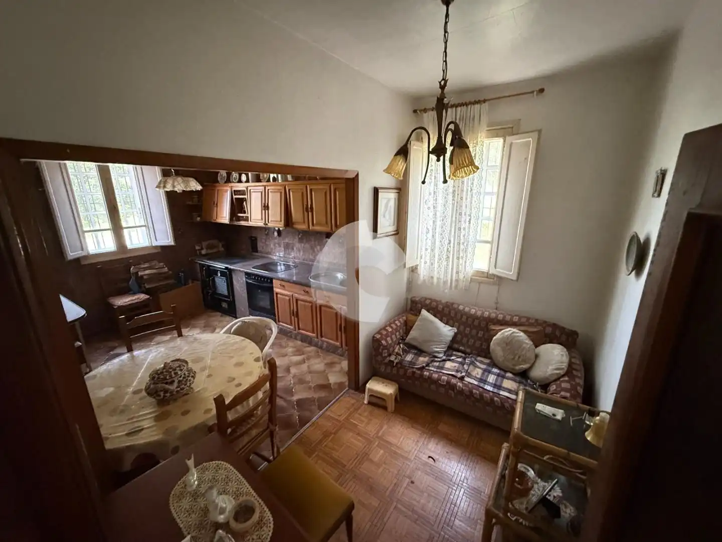 Cuina de Casa o xalet en venda en Vilamarín amb Calefacció i Jardí privat
