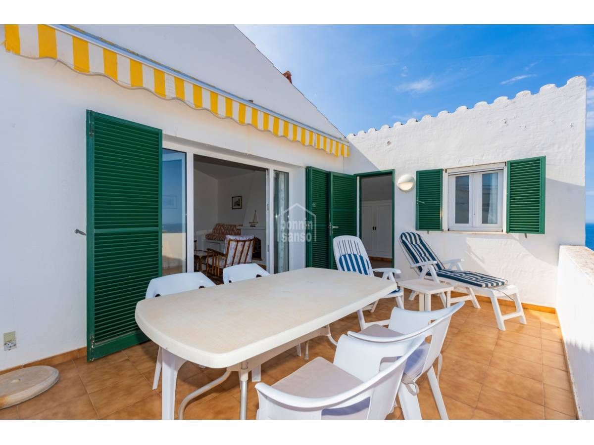 Terraza de Apartamento en venta en Es Migjorn Gran con Jardín privado, Terraza y Piscina