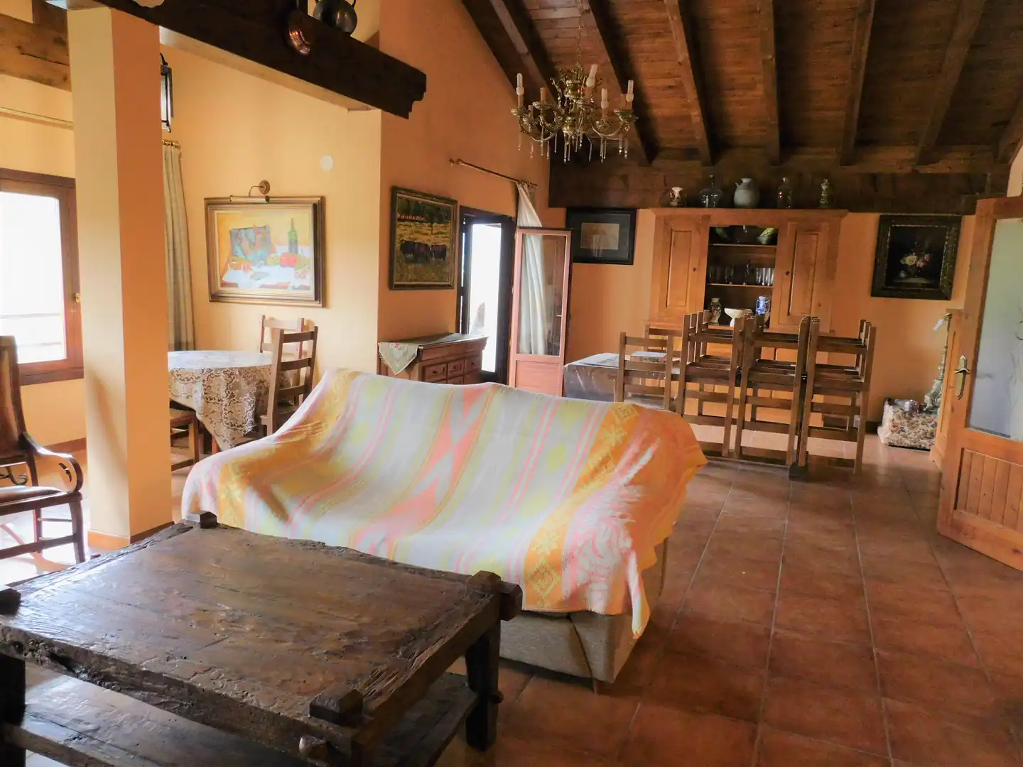 Living room of Houses for sale in Olaibar  with Private garden, Terrace and Storage room