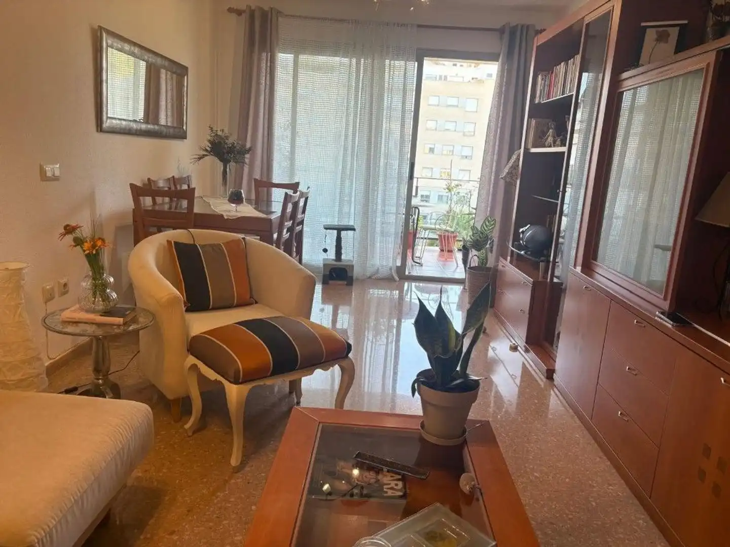Living room of Flat for rent in Paterna  with Air Conditioner, Heating and Terrace