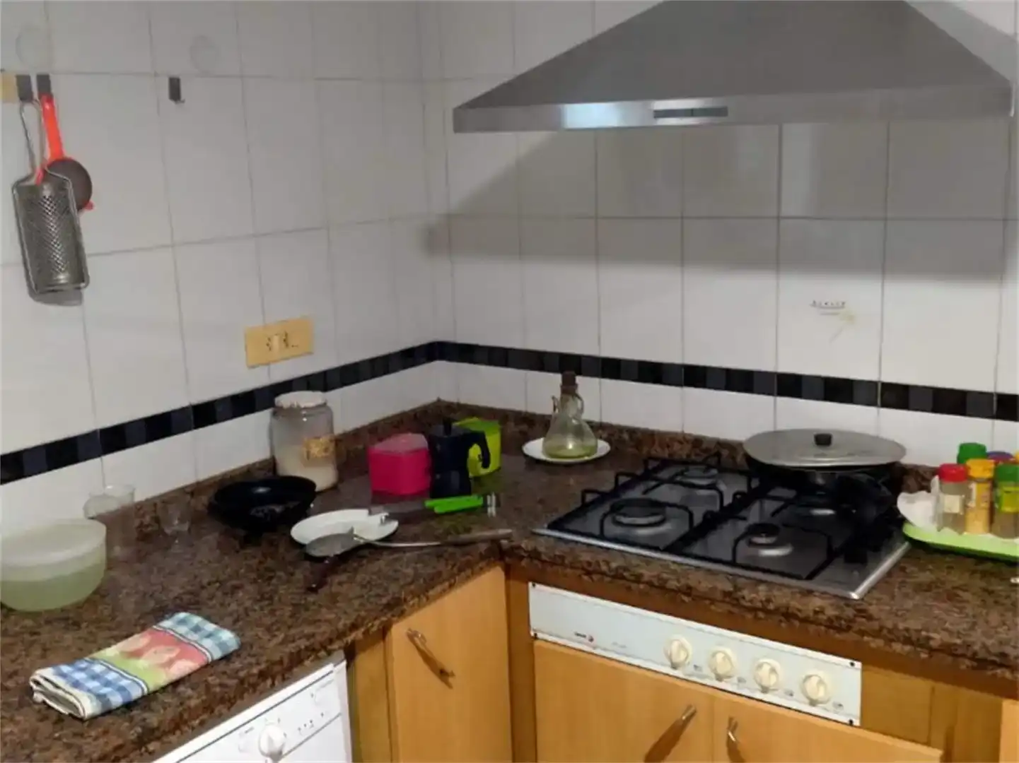 Cuina de Casa adosada en venda en Benimuslem amb Aire condicionat i Balcó
