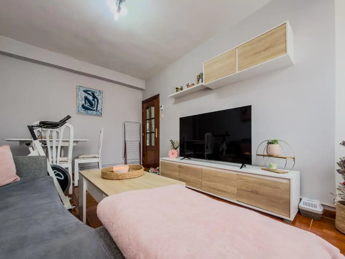 Living room of Flat for sale in Santa María de Cayón  with Heating and Furnished