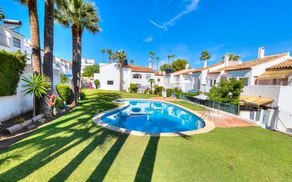 Garden of Single-family semi-detached for sale in Estepona  with Private garden, Terrace and Swimming Pool