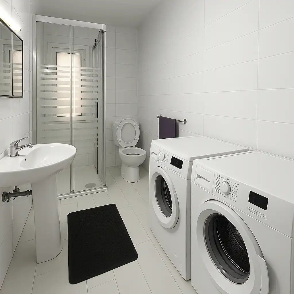 Baño de Piso en venta en Gijón  con Parquet, Amueblado y Lavadora