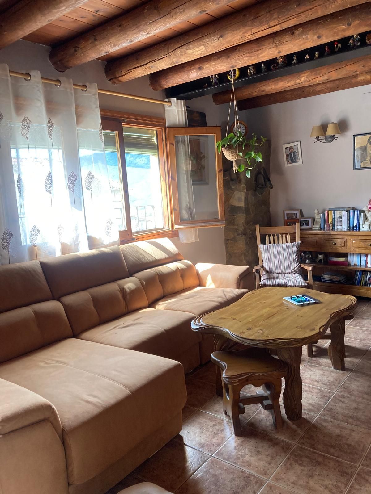 Living room of House or chalet for sale in Els Omells de na Gaia  with Heating, Private garden and Parquet flooring
