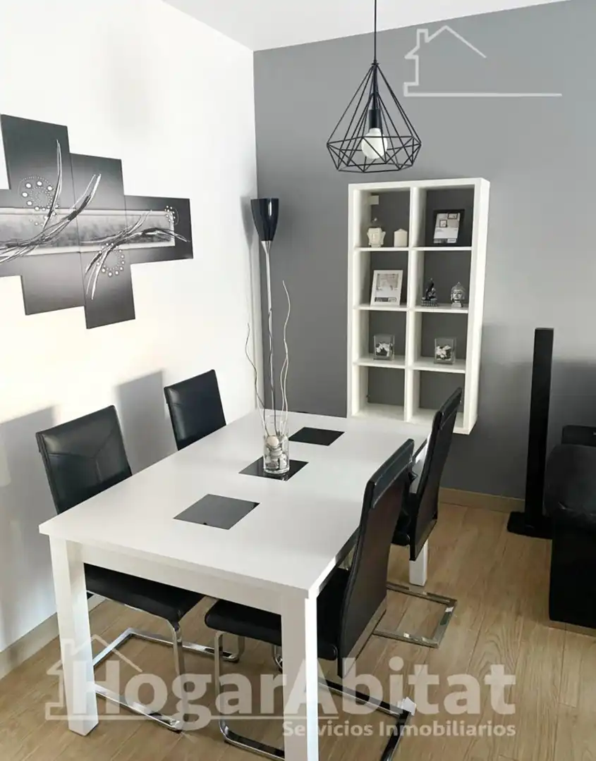 Dining room of Flat for sale in Torrent  with Air Conditioner, Heating and Private garden