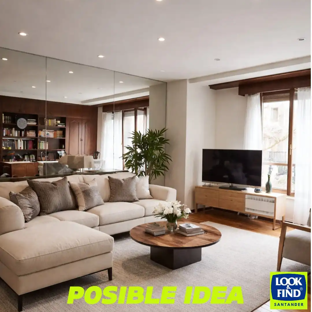 Sala de estar de Piso en venta en Santander con Calefacción, Parquet y Terraza