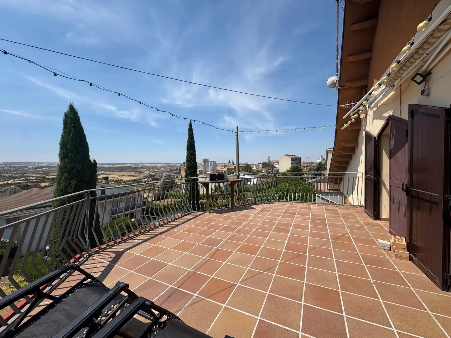 Terrassa de Casa o xalet en venda en Cervera amb Calefacció, Jardí privat i Terrassa