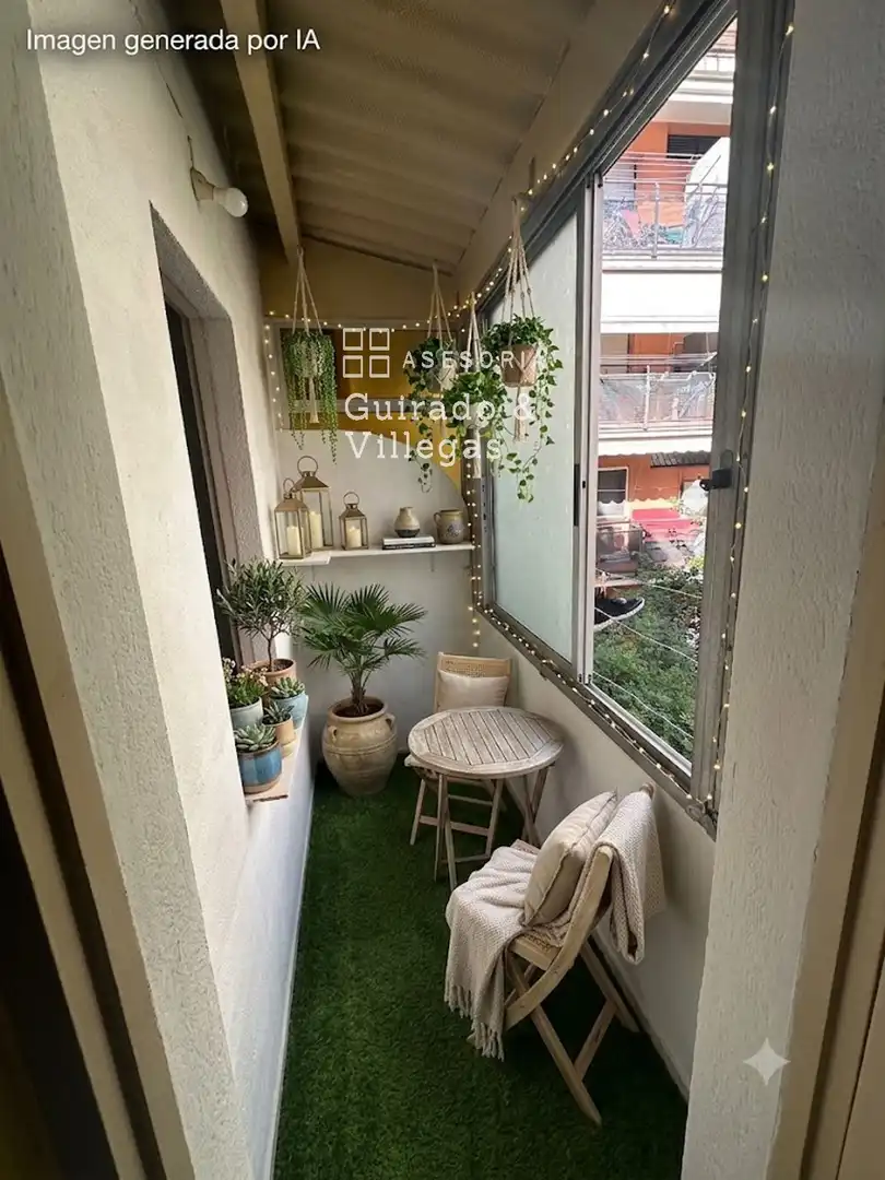 Balcony of Flat for sale in Barcelona  with Terrace and Furnished