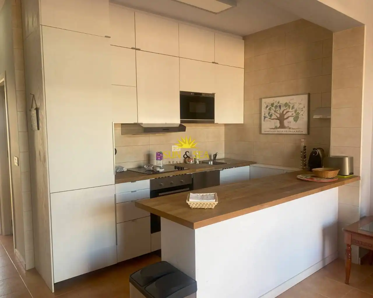 Kitchen of Apartments for rent in Cartagena  with Air Conditioner, Heating and Terrace